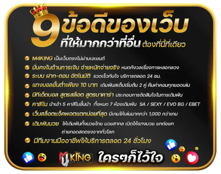 M4KING ยินดีต้อนรับค่ะ